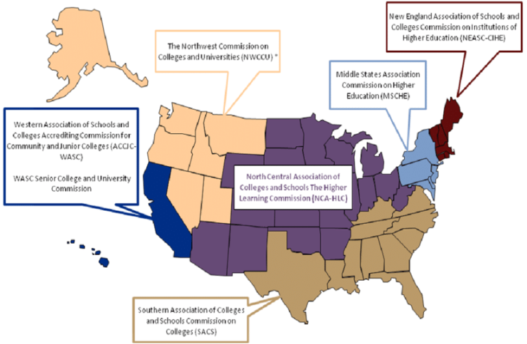 United States Regional Accreditation Agencies