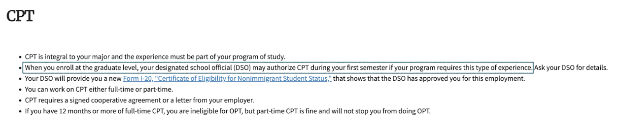 USICE Day-1 CPT Legitimacy